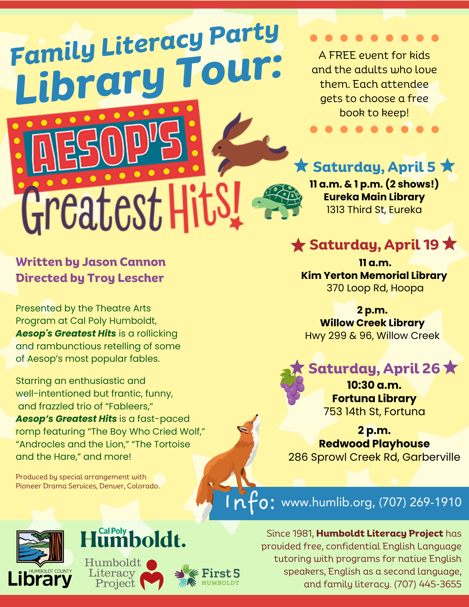 Aesop's Greatest Hits Library Tour
